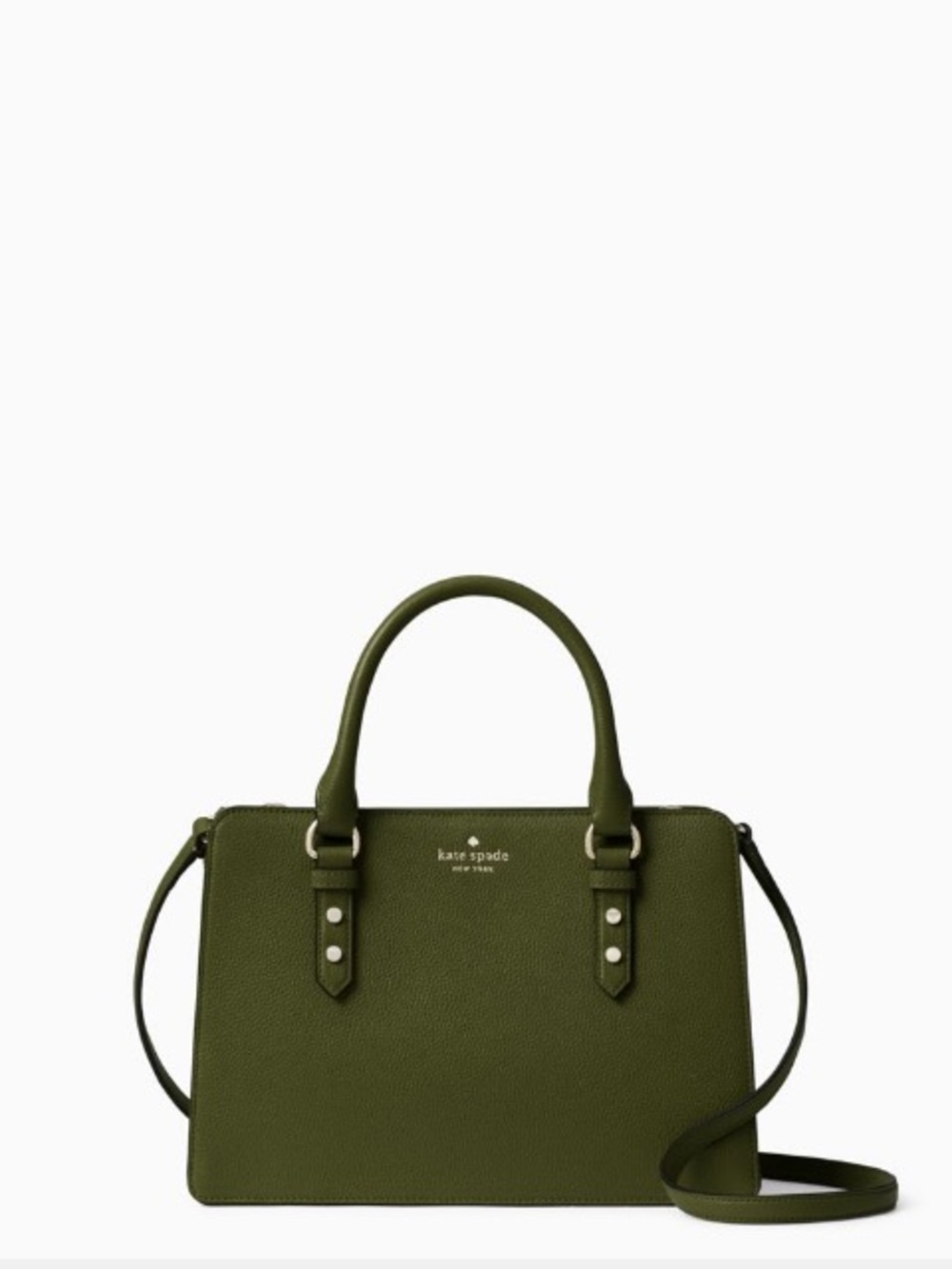 Kate Spade Mulberry Street Lise Satchel in Enchanted Green - Picture 2 of 6